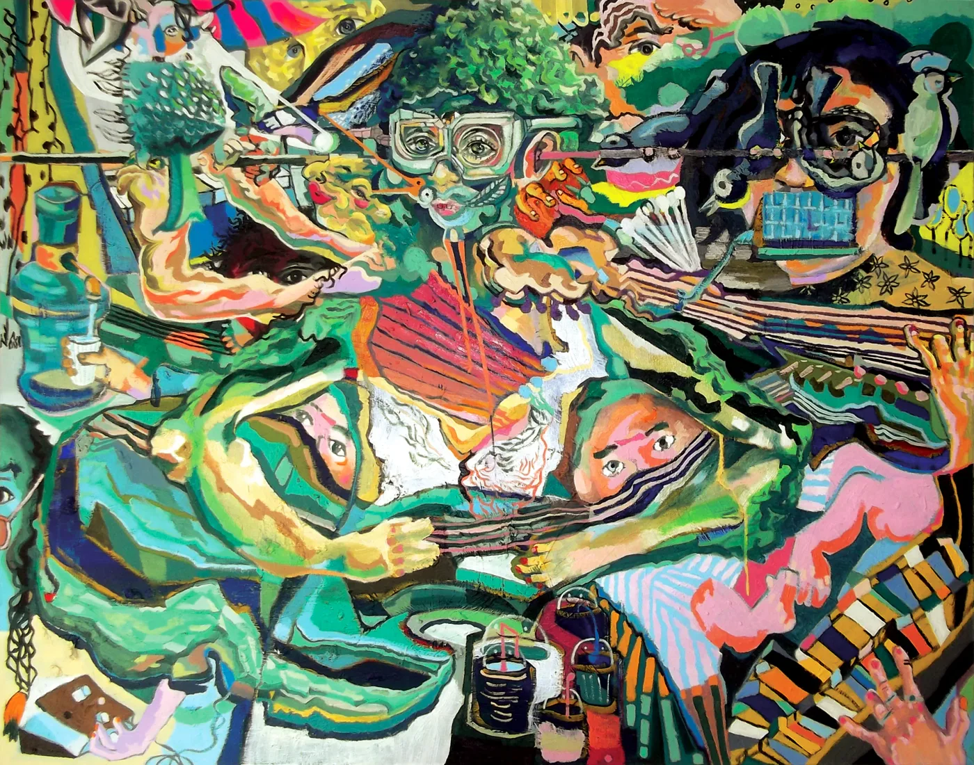 Oil painting: hayallerin gücü adına 116 X 89 cm tuval üzerine yağlıboya 2011 2013